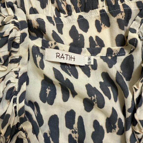 Raith Leopard Mini Wrap Dress - Picture 4 of 4